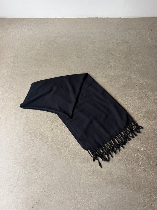 Black Cashmere Silk Pashmina Scarf