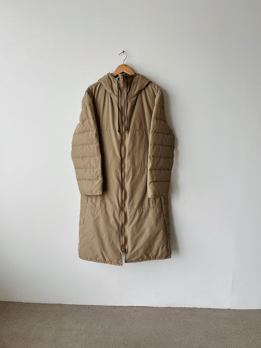 Tan Down Parka | L