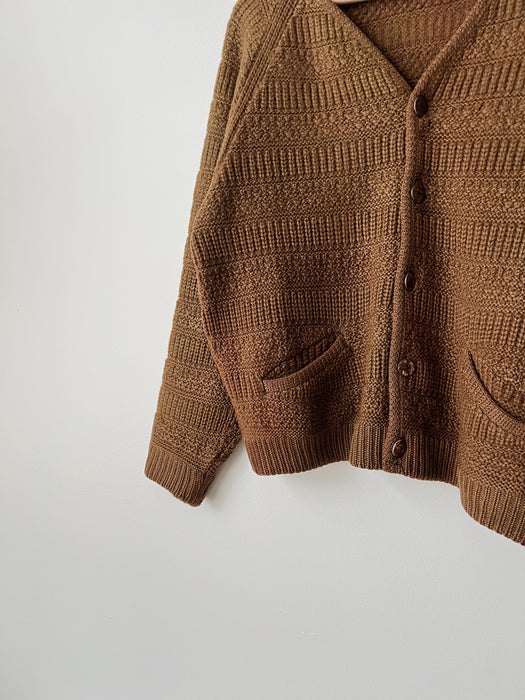 Cinnamon Wool Cardigan | L