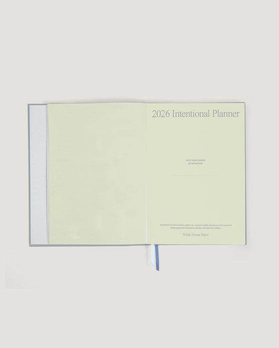 2026 Intentional Planner