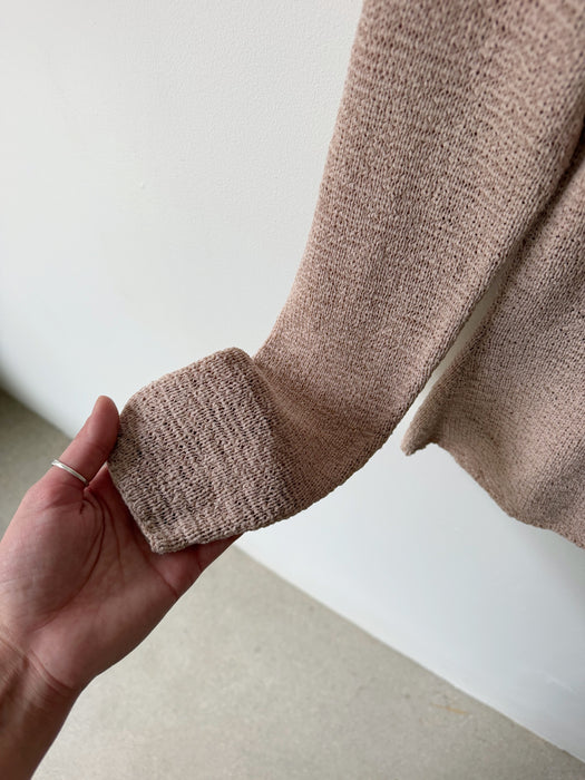 Earl Grey Knit Sweater | M
