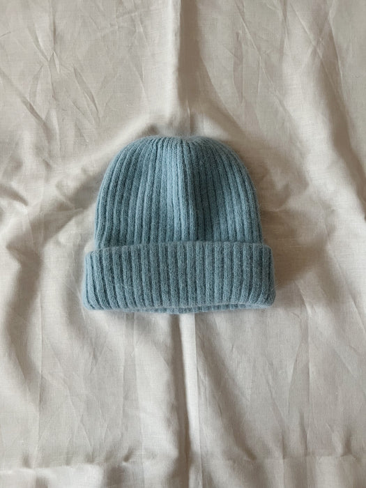 Billy Bamboo Ribbed Wool Double Layer Beanie