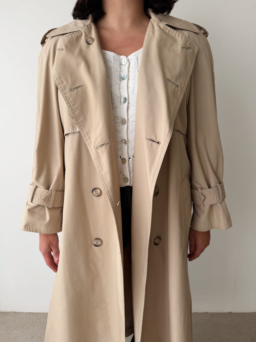 Beige Trench Coat | M