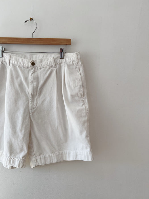 White Trouser Shorts | 34