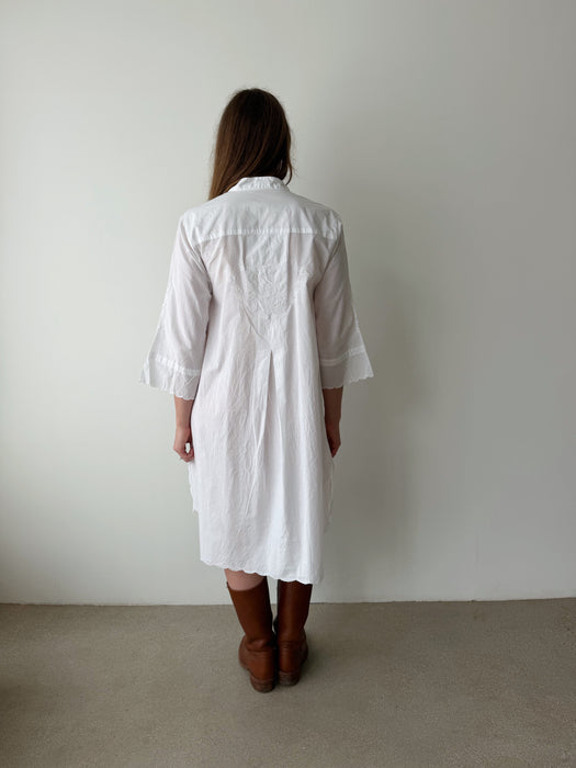 White Cotton Nightgown | M/L