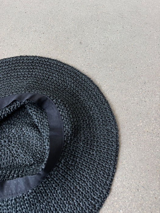 Black Straw Hat