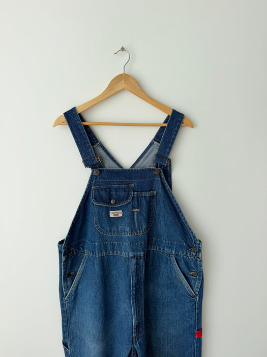 Dark Wash GWG Denim Overalls | L/XL