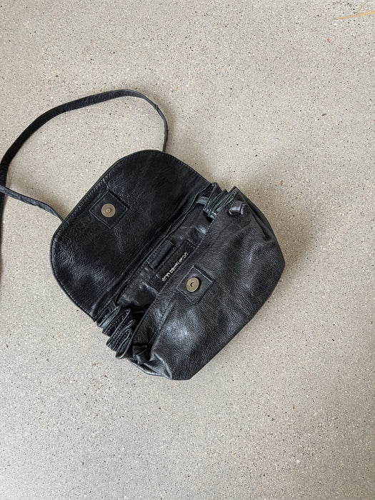 Black Leather Purse