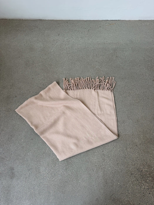 Tan Cashmere Pashmina Scarf