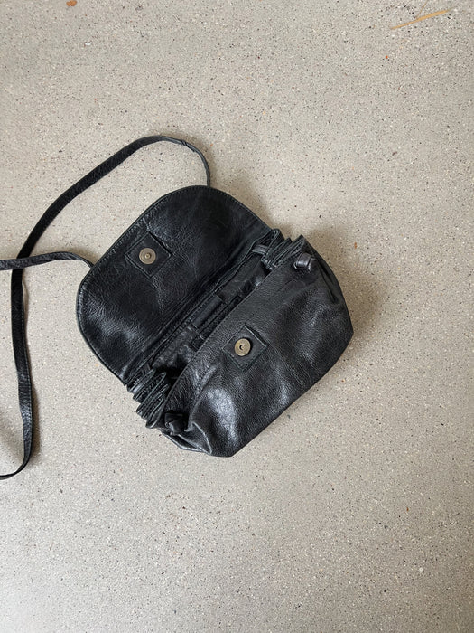 Black Leather Purse