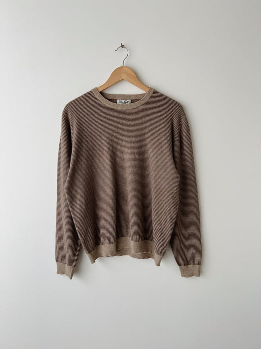 Striped Cashmere Sweater | L