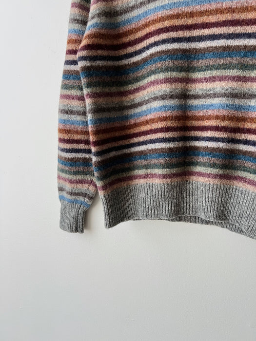 Striped Wool Sweater | S
