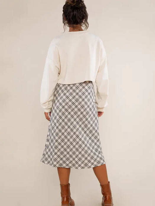 NLT Reina Plaid Skirt