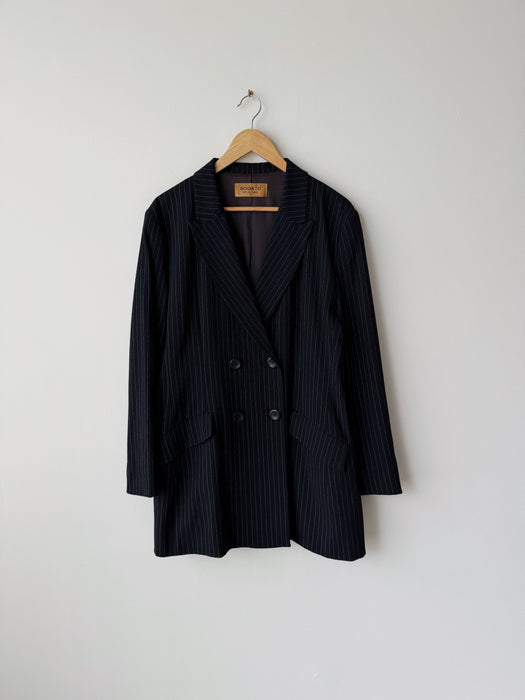 Pinstripe Blazer | L