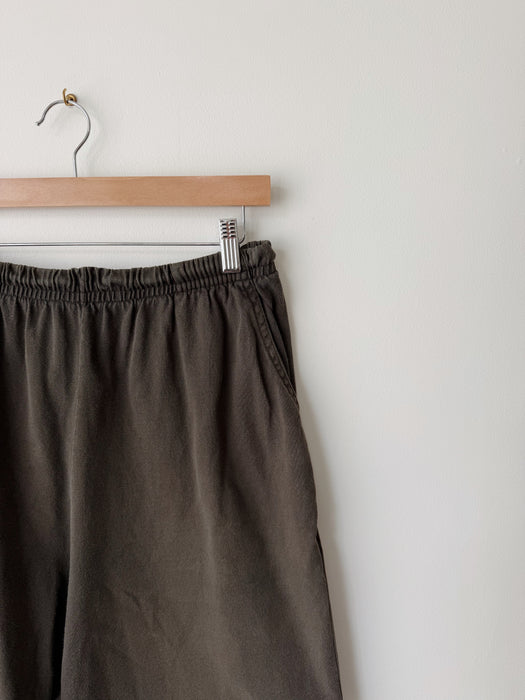 Olive Green Athletic Shorts | M