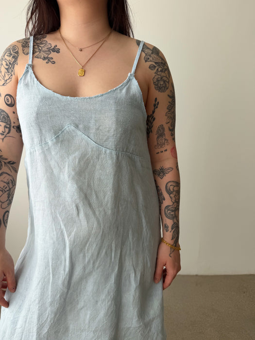 Sky Blue Slip Dress | M