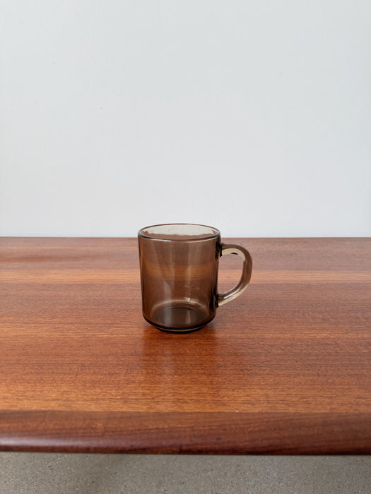 Smoked Glass Mug Set | Set of 4