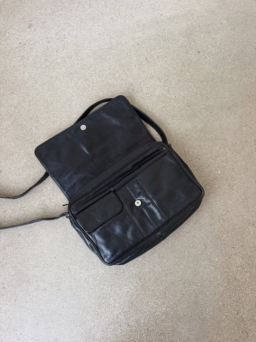 Black Leather Purse