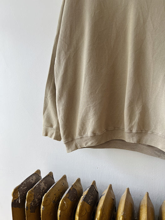 Sand Henley Crewneck | XL