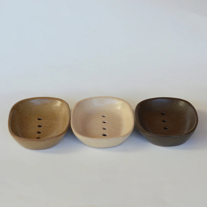 Stoneware Ceramic Soap Dish