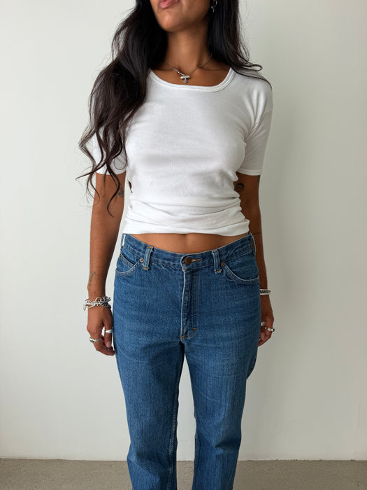 White Ringer Tee | S/M