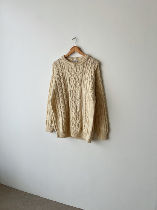 Fisherman’s Wool Knit Sweater | XL
