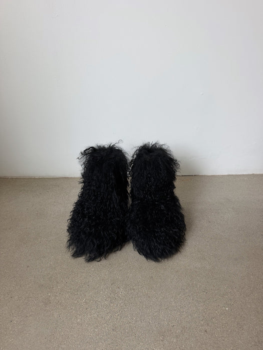 Black Mongolian Fur Uggs | 7