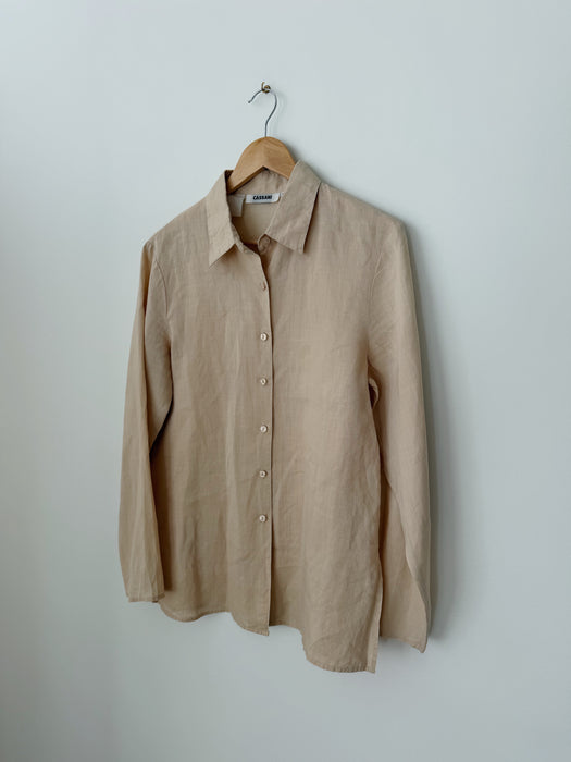 Beige Linen Shirt | S/M