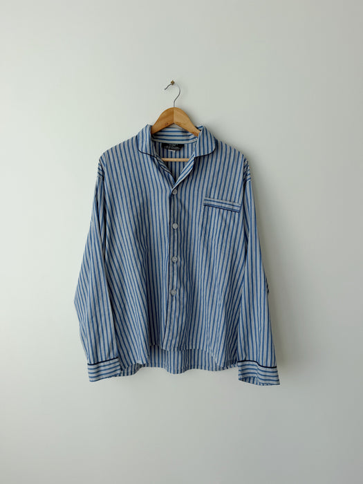 Blue Striped Button Up | XL
