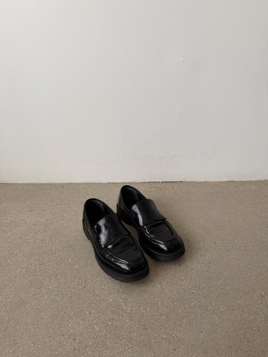 Black Patent Loafers | 7.5