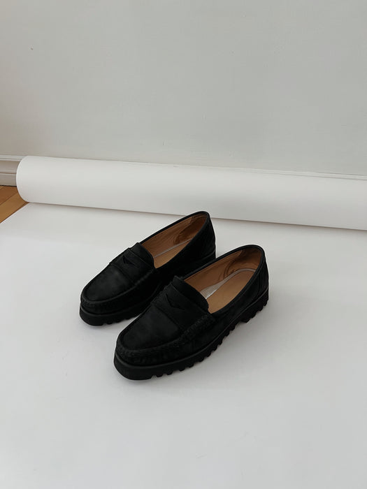 Black Suede Loafer | 8.5