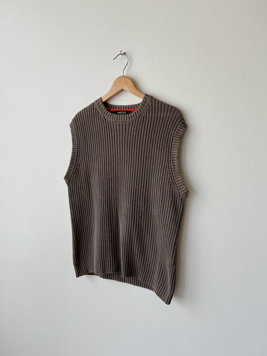 Olive Ribbed sleeveless top | M/L