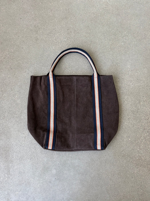 Suede Leather Tote Bag