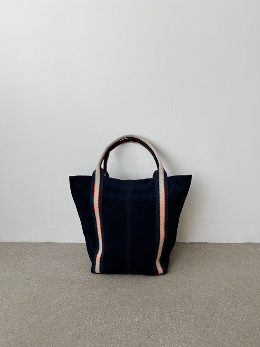 Suede Leather Tote Bag