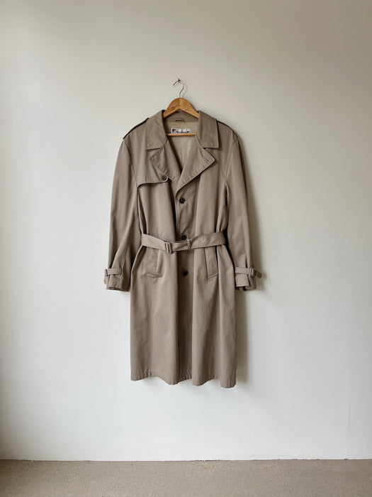 Taupe Trench Coat | L