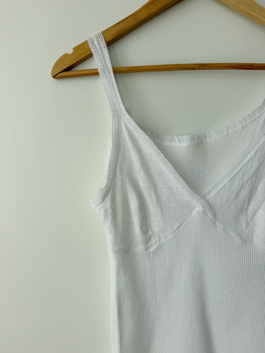 White Ribbed Camisole | S/M