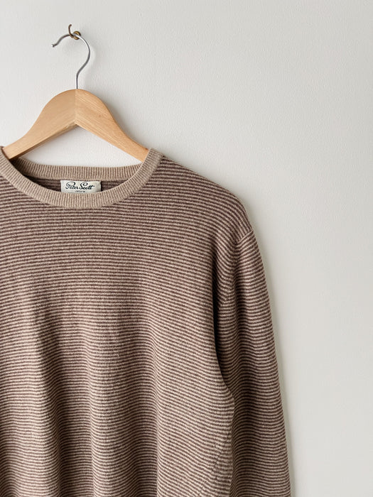 Striped Cashmere Sweater | L