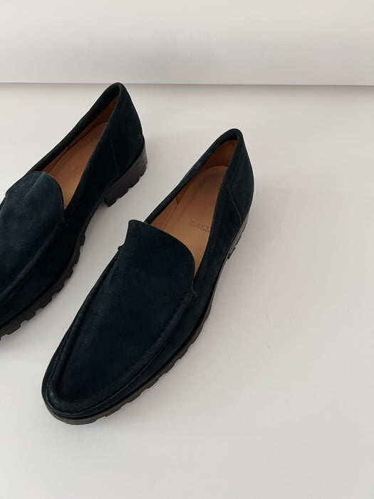 Navy Suede Loafer | 8.5