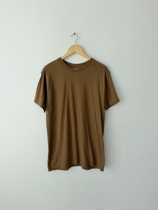 Brown Cotton Tee | XL