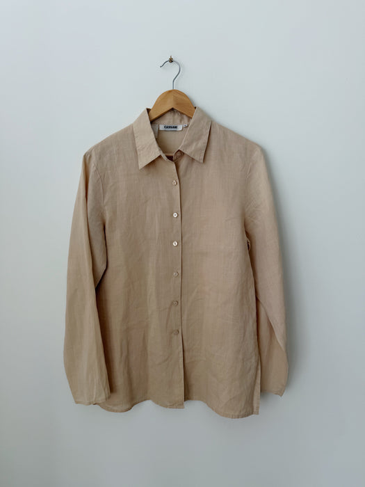 Beige Linen Shirt | S/M