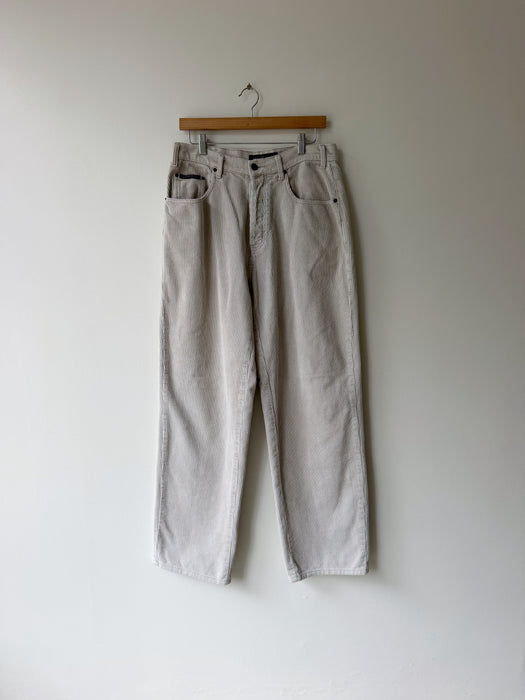 Beige Corduroy Pants | 31