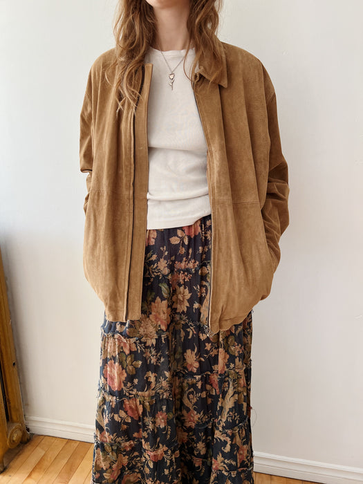 Floral Ruffle Skirt | L