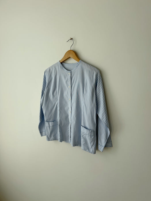 Blue Striped Blouse | S
