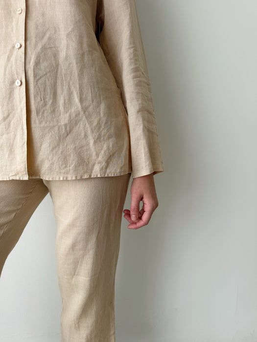 Beige Linen Shirt | S/M