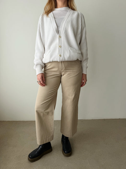 Wide Leg Khaki Pants | 30