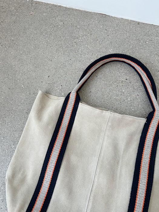 Suede Leather Tote Bag