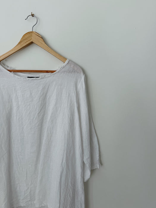 White Linen Tunic | M