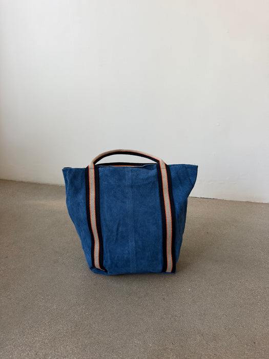 Suede Leather Tote Bag