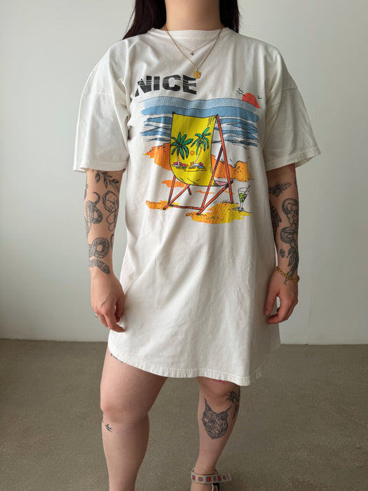 Nice France Beach Tee | XL