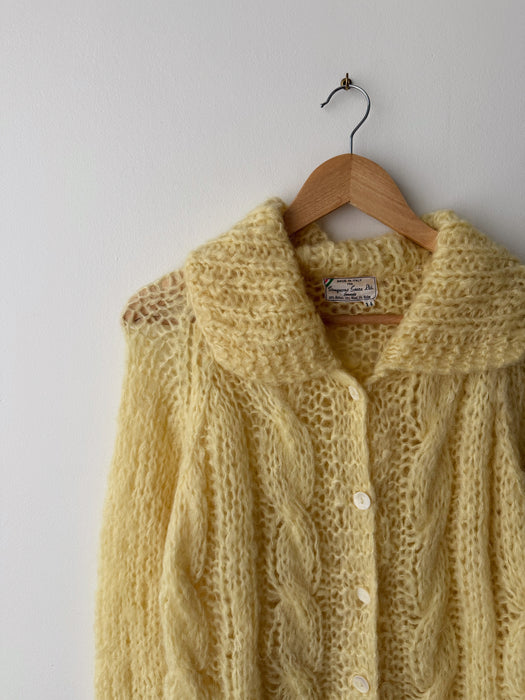 Yellow Knit Sweater | M
